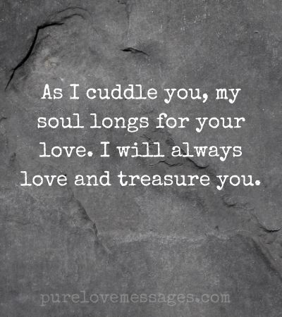 Cuddle Quotes for Her