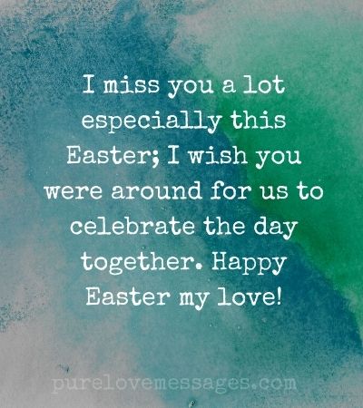 Happy Easter Message to My Love