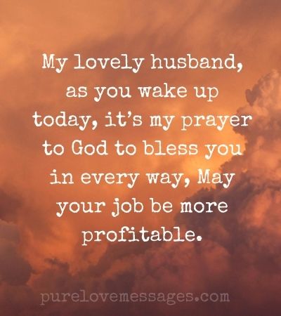 40+ Good Morning Prayer for My Husband 2022 - Pure Love Messages