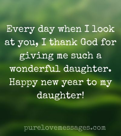 Christmas message for daughter