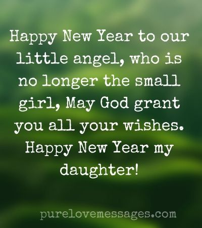 Happy New Year Daughter