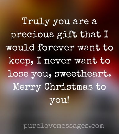 Christmas love messages for boyfriend