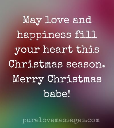 Christmas message for girlfriend