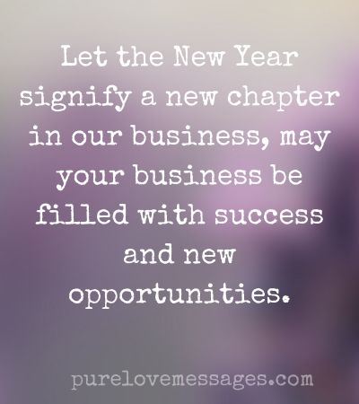 Business New Year Wishes 21 Pure Love Messages