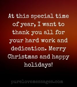 55+ Merry Christmas Messages to Employees - Pure Love Messages