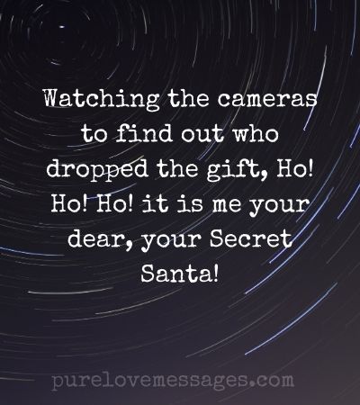 Messages from Secret Santa