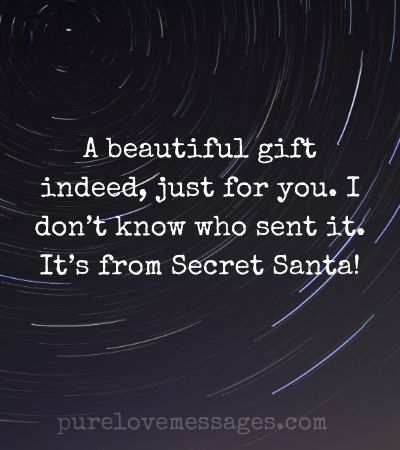 35+ Secret Santa Messages, Sayings, Quotes & Wishes 2023