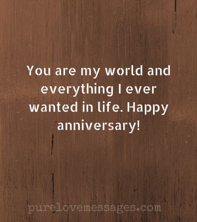 Anniversary Message to Wife