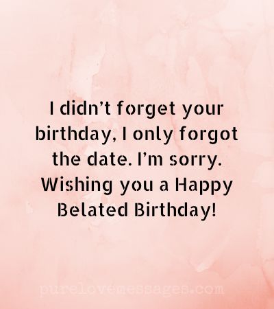 Belated Birthday Wishes for Girlfriend - Pure Love Messages
