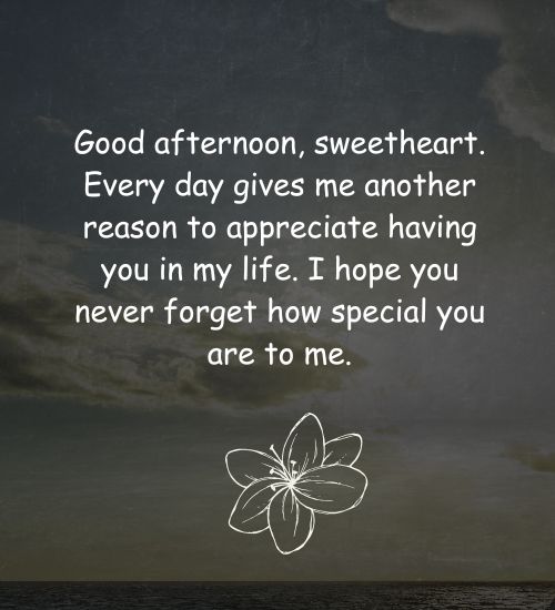 Good Afternoon Message for Her Good Afternoon Message for Her