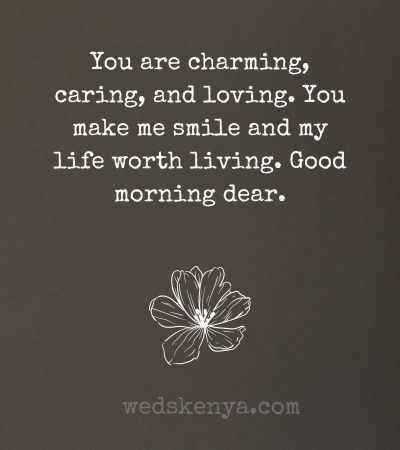 Good morning message for my husband