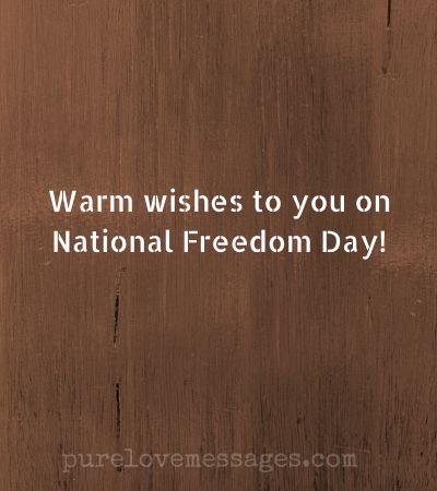 Happy Freedom Day