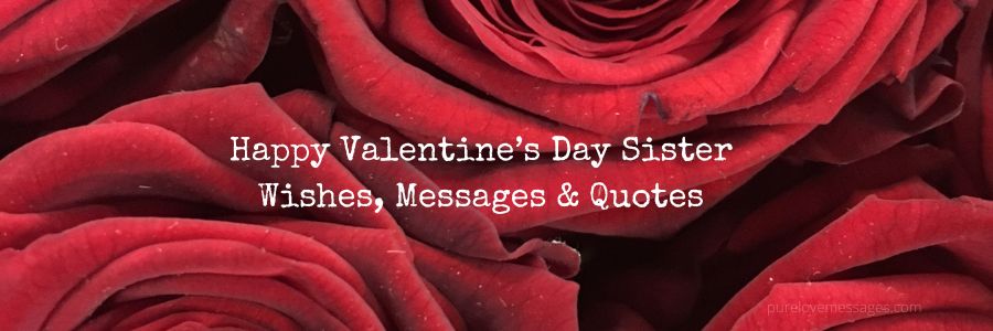 Happy Valentine’s Day Sister - Wishes, Messages & Quotes