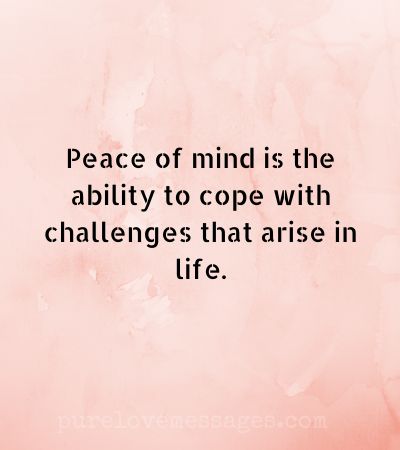 Quotes about Finding Peace of Mind