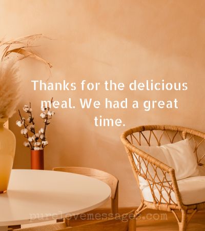 Thank You for the Food