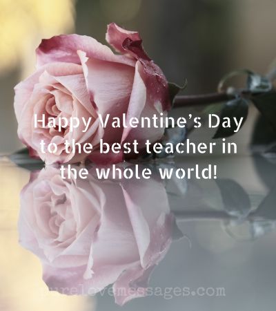 Valentine Messages for Teachers